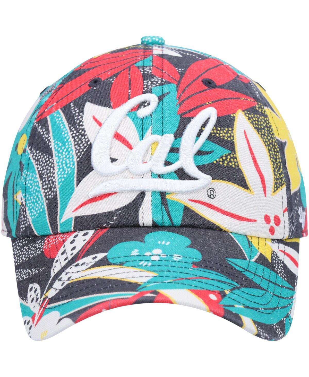 Women's '47 BrandCal Bears Plumeria Clean Up Adjustable Hat - Charcoal