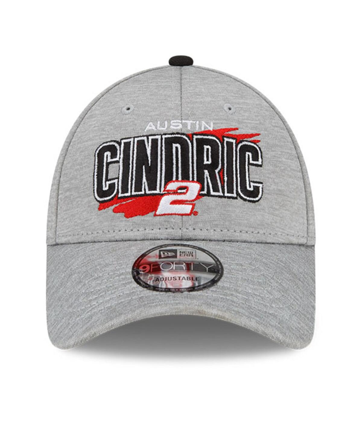 NEW ERA MEN'S NEW ERA GRAY AUSTIN CINDRIC NAME SPLASH 9FORTY SNAPBACK ADJUSTABLE HAT 