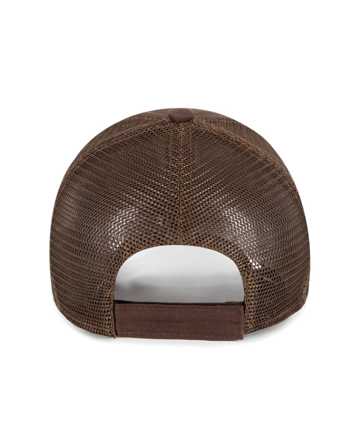 Big Boys and Girls '47 BrandCleveland Browns Levee Mvp Trucker Adjustable Hat - Brown