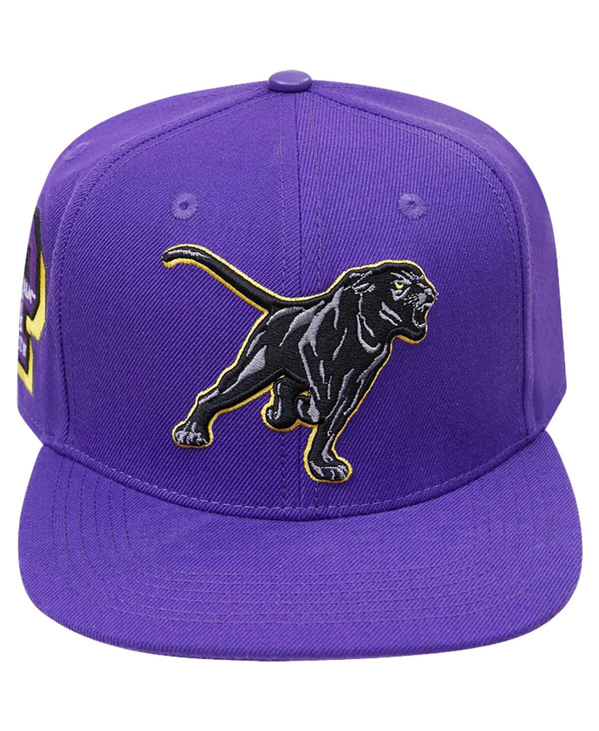 Shop Pro Standard Men's  Purple Prairie View A&m Panthers Evergreen Mascot Snapback Hat