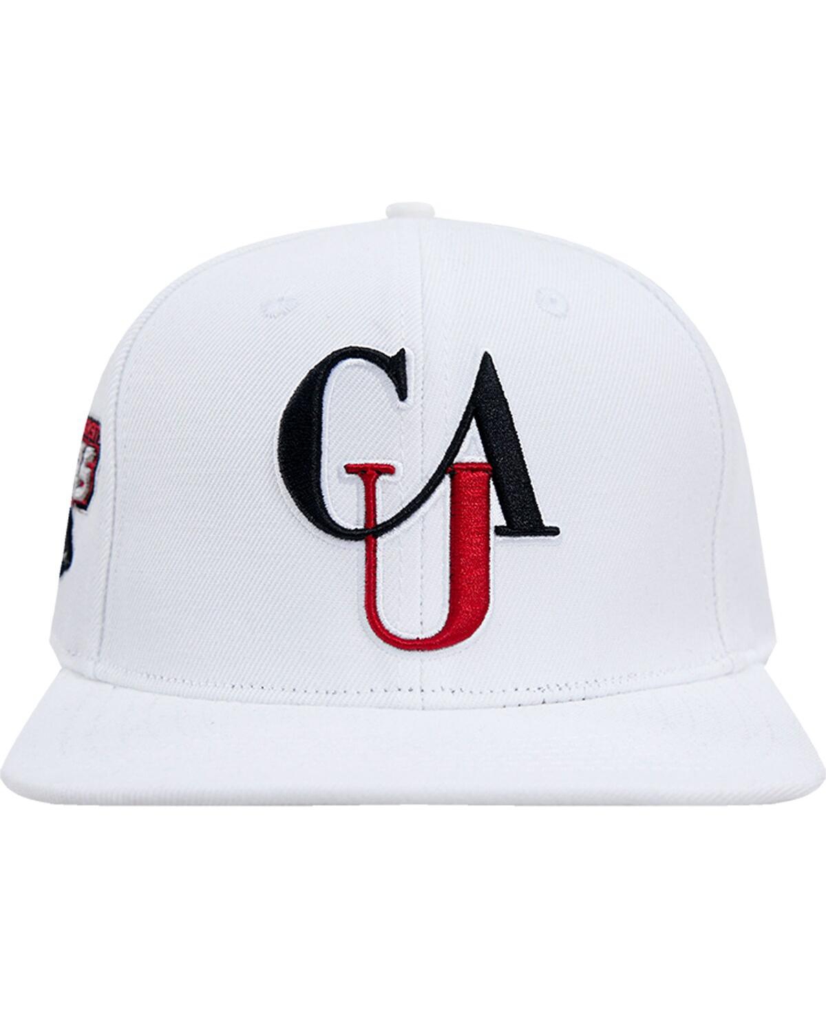 PRO STANDARD MEN'S PRO STANDARD WHITE CLARK ATLANTA UNIVERSITY PANTHERS EVERGREEN WOOL SNAPBACK HAT 