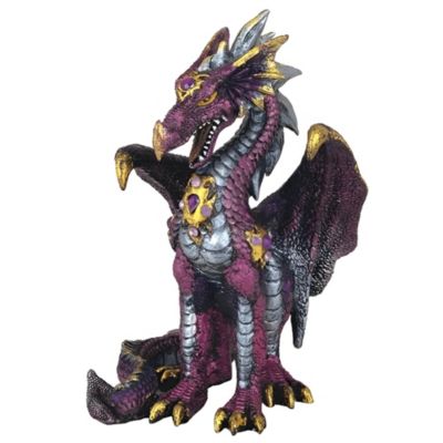 FC Design 5"H Purple Dragon Statue Fantasy Decoration Figurine Home ...