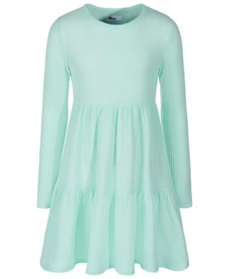 Epic Threads - Little Girls Long-Sleeve Waffled Tiered Dress
