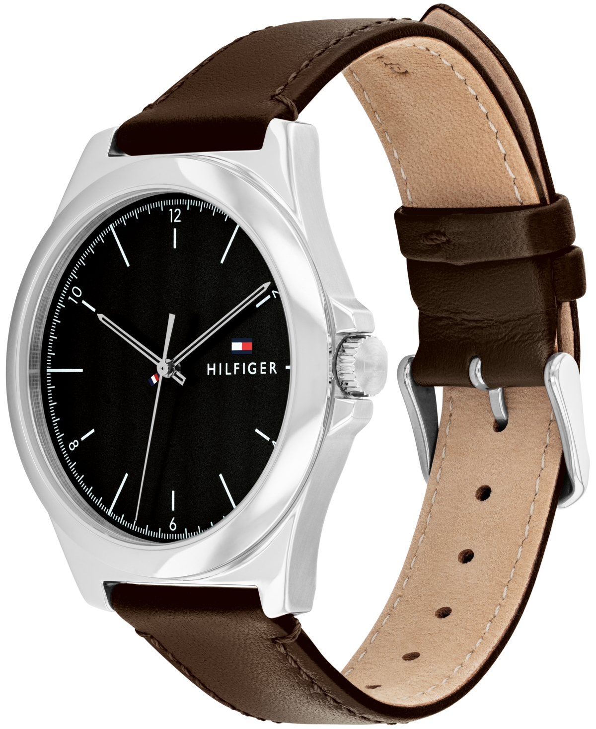 Tommy Hilfiger Men's QuartzLeather Watch 43mm - Brown