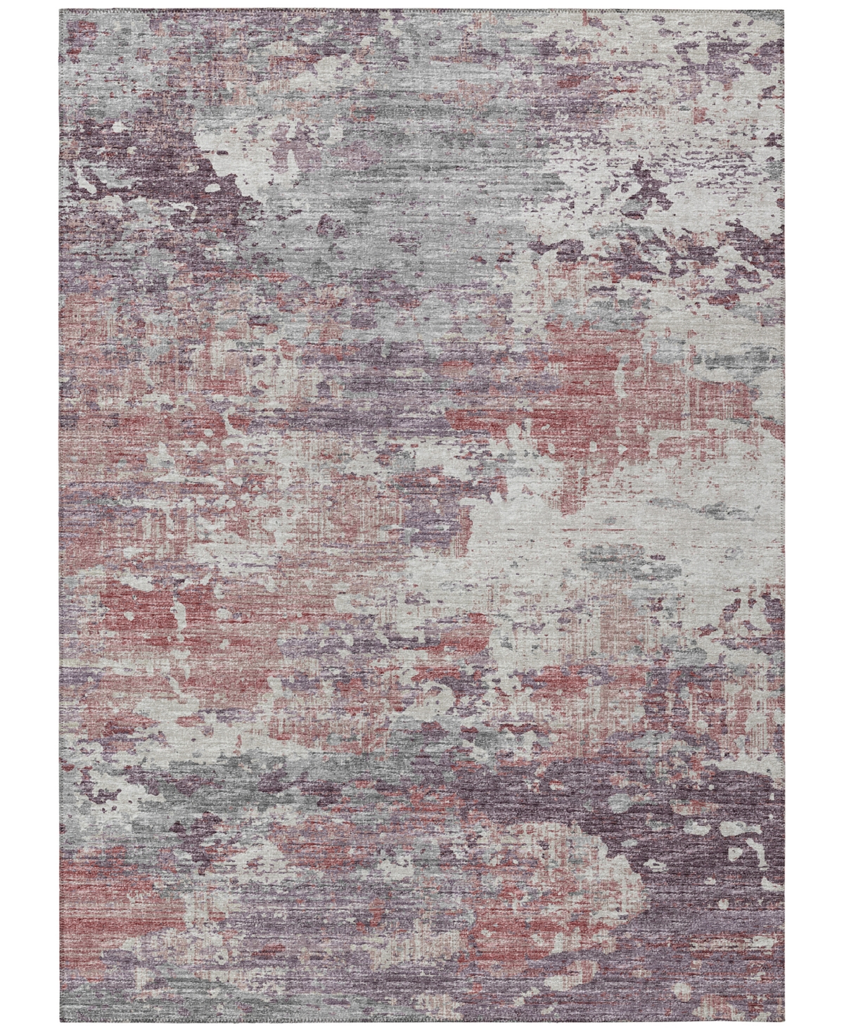 Addison Accord Outdoor Washable AAC34 8' x 10' Area Rug - Pink