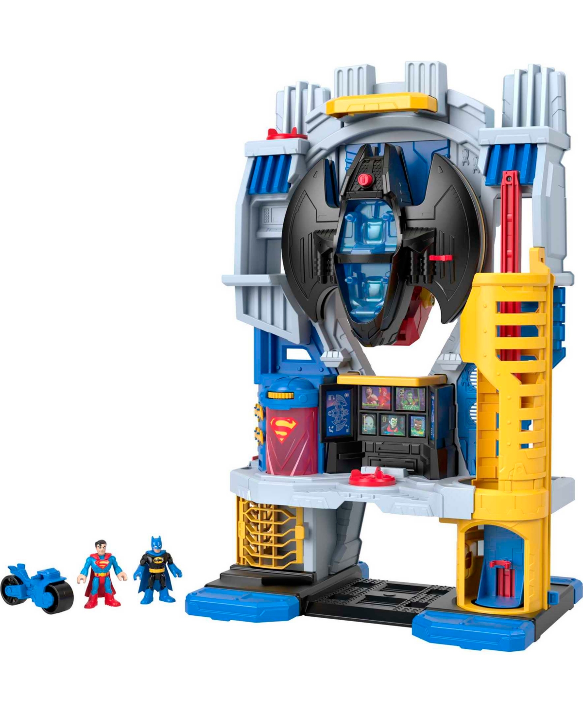 Fisher Price Kids' Imaginext Dc Super Friends Ultimate Headquarters Playset With Batman Figure In Multi-color