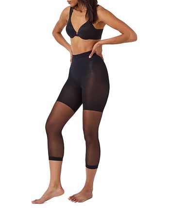 Buy SPANX Women's High Waisted Luxe Leg Tights, Very Black, D at
