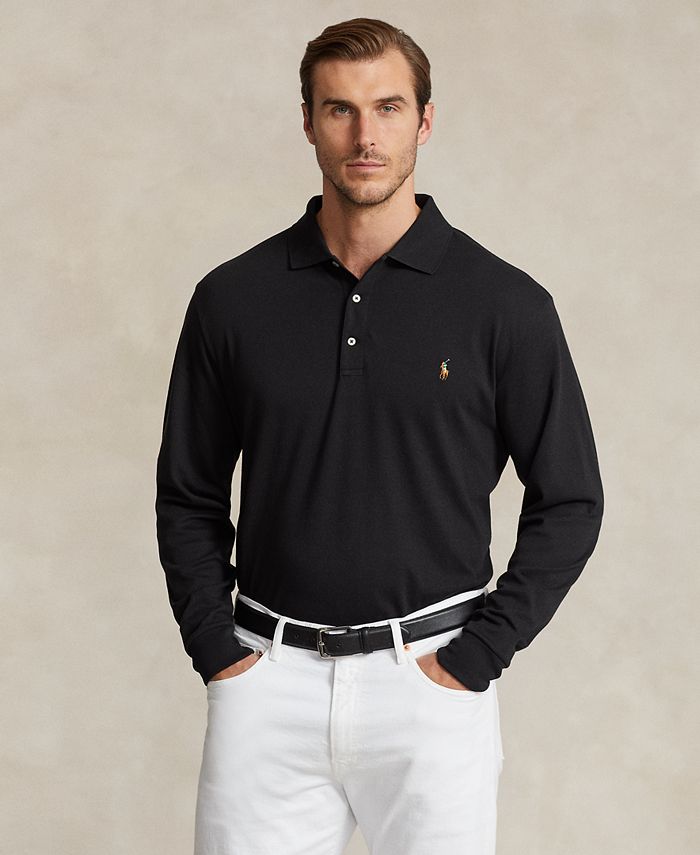 Men s Big Tall Soft Cotton Polo Shirt