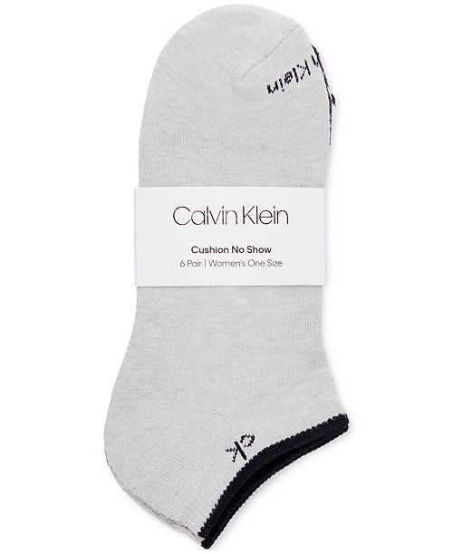 alfani Calvin Klein Women's 6-Pk. Performance Cushion No-Show Socks Women's Fashion Shoes & Accessories
