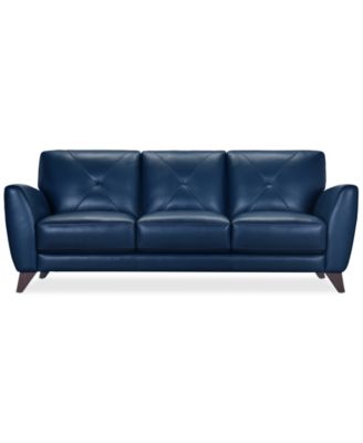 Myia 85 Leather Sofa, Created for Macy's