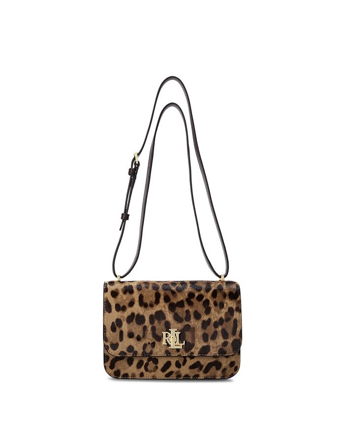 Lauren Ralph Lauren Sophee Leopard Print Small Calf Hair Bag - Macy's