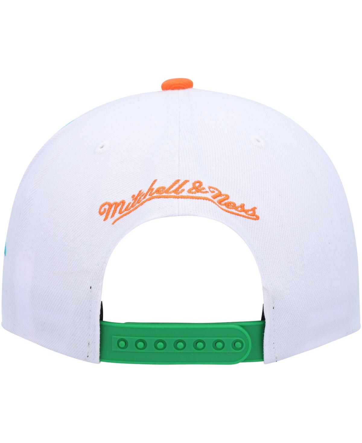 Men's Mitchell & NessSan Jose Earthquakes Jersey Hook Snapback Hat - White