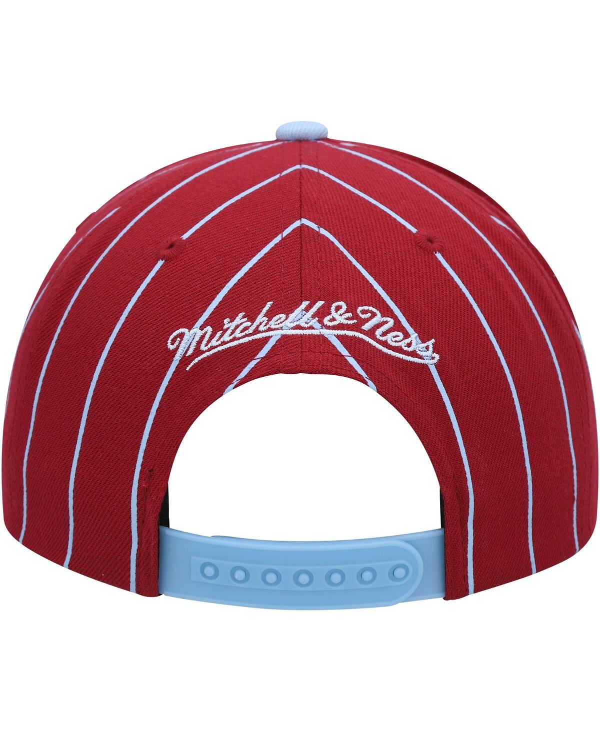 Shop Mitchell & Ness Men's  Red Colorado Rapids Team Pin Snapback Hat