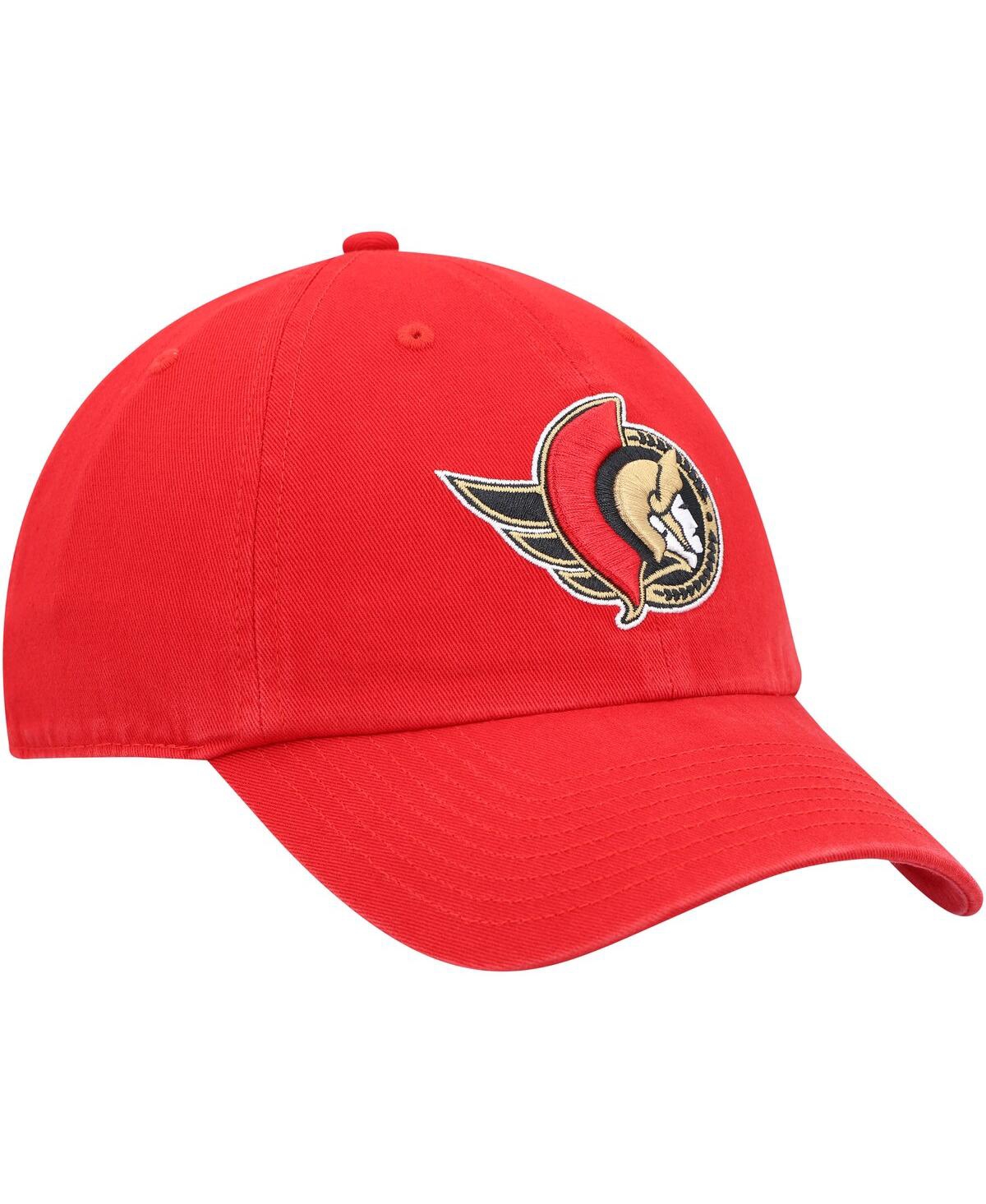 Men's '47 BrandOttawa Senators Team Clean Up Adjustable Hat - Red