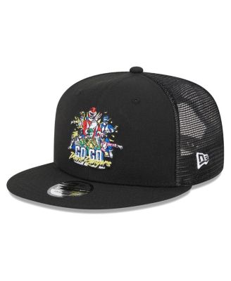 Men's New Era Black Power Rangers Go Go Power Rangers Trucker 9FIFTY ...