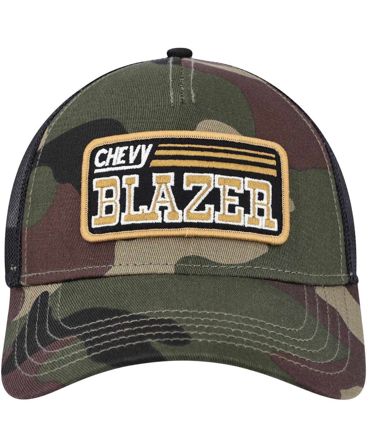 AMERICAN NEEDLE MEN'S AMERICAN NEEDLE CAMO CHEVROLET BLAZER TWILL VALIN PATCH SNAPBACK 