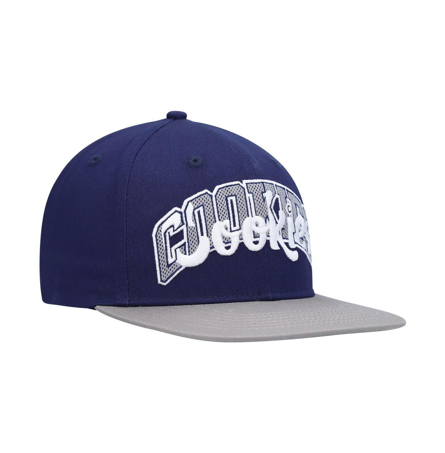 Мужские головные уборы Cookies Navy, Gray Loud Pack Snapback Hat — фото 2