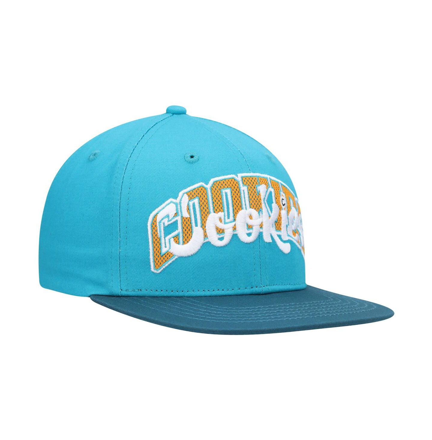 Мужские головные уборы Cookies Aqua, Blue Loud Pack Snapback Hat — фото 3