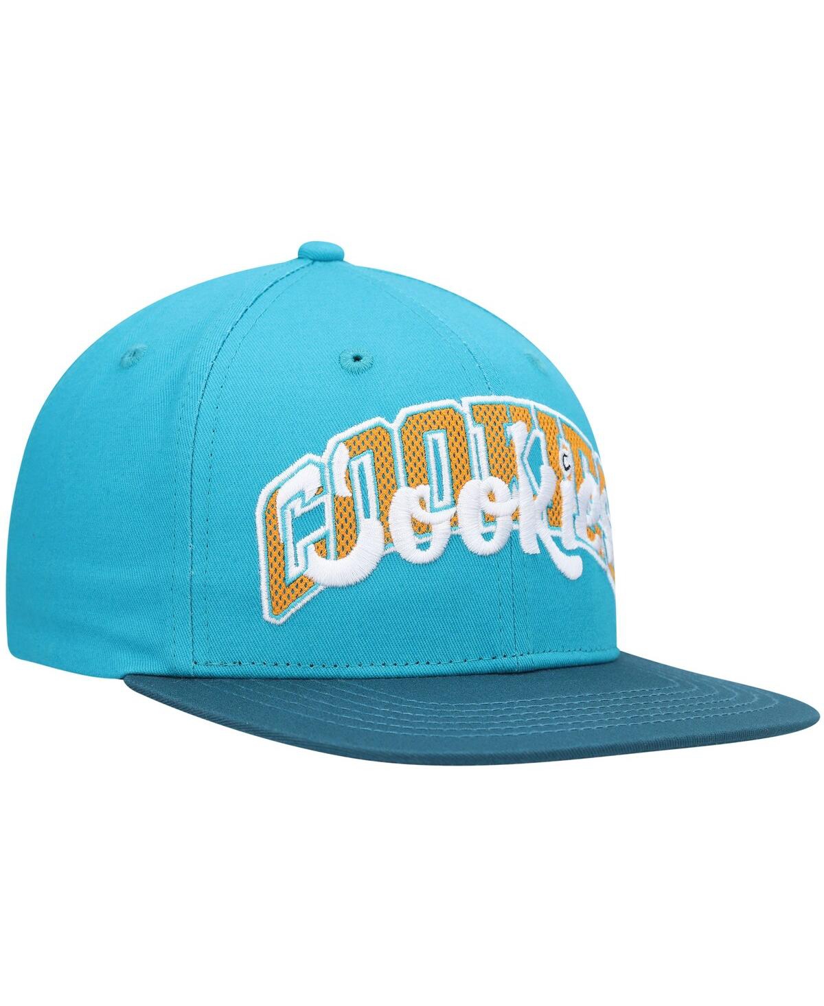 Shop Cookies Men's  Aqua, Blue Loud Pack Snapback Hat In Aqua,blue