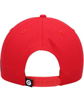Men's Red Searchlight Snapback Hat&nbsp;