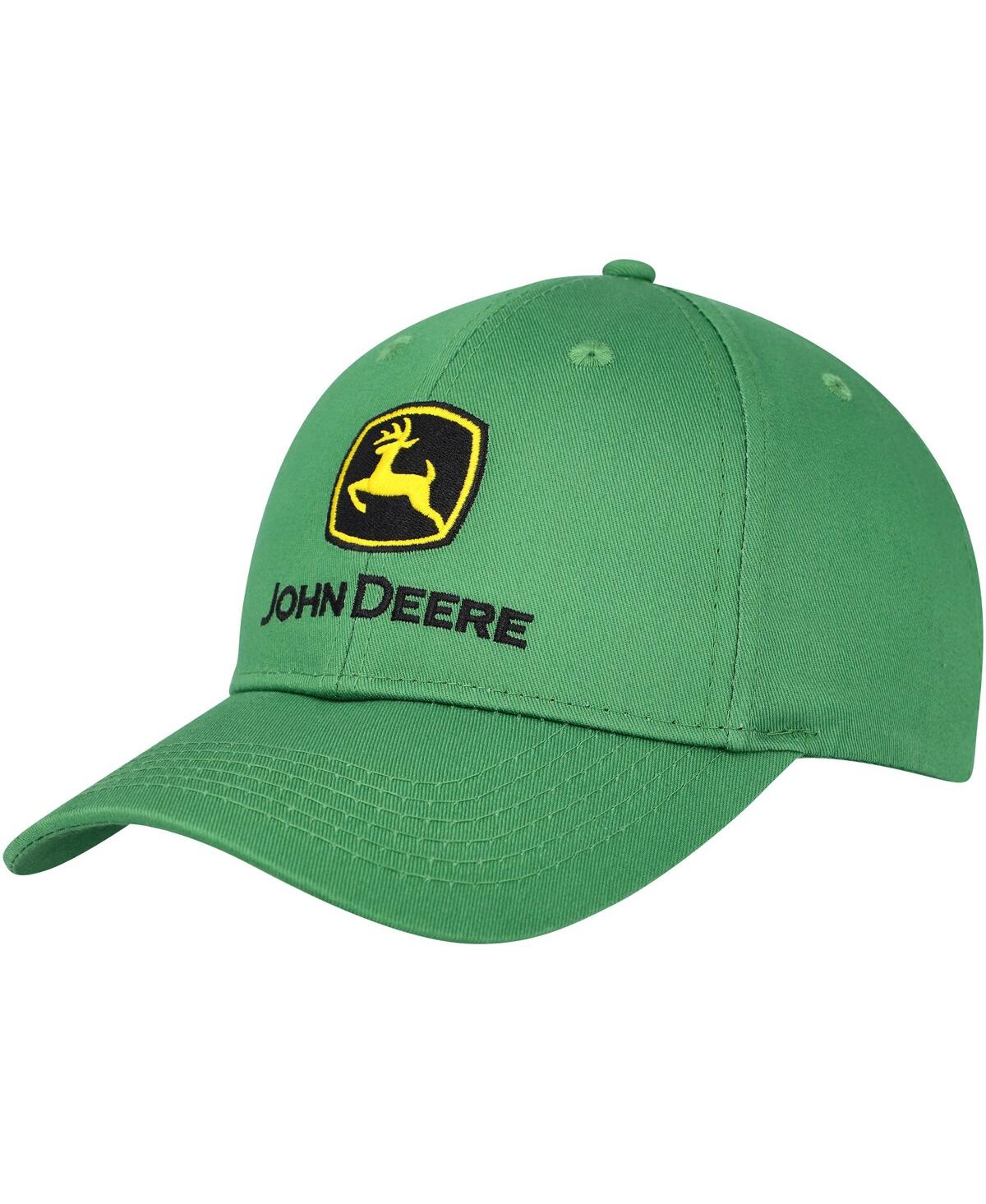 Top Of The World Men's  Green John Deere Classic Vintage-like Twill Adjustable Hat