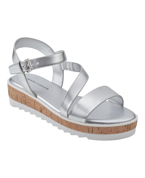 Женские сандалии Marc Fisher Women's Grandie Treaded Flatform Wedge Sandals