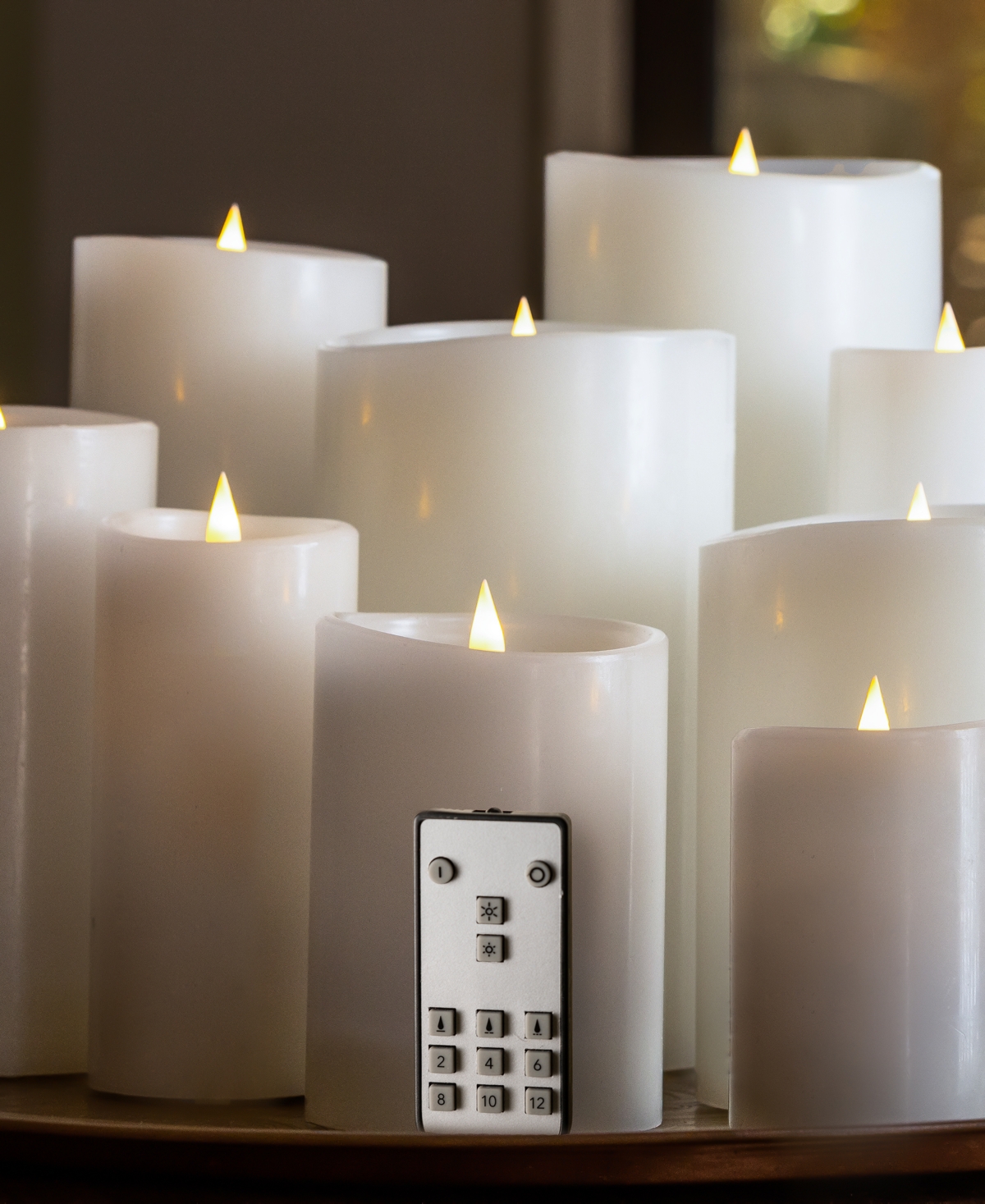 Seasonal Classic Motion Flameless Candle 4 x 6