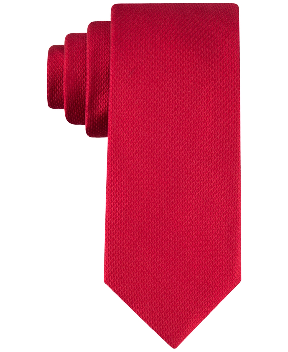 Shop Tommy Hilfiger Men's Rope Solid Tie In Red