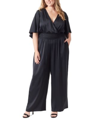 Jessica Simpson - Trendy Plus Size Aria Kimono-Sleeve Jumpsuit