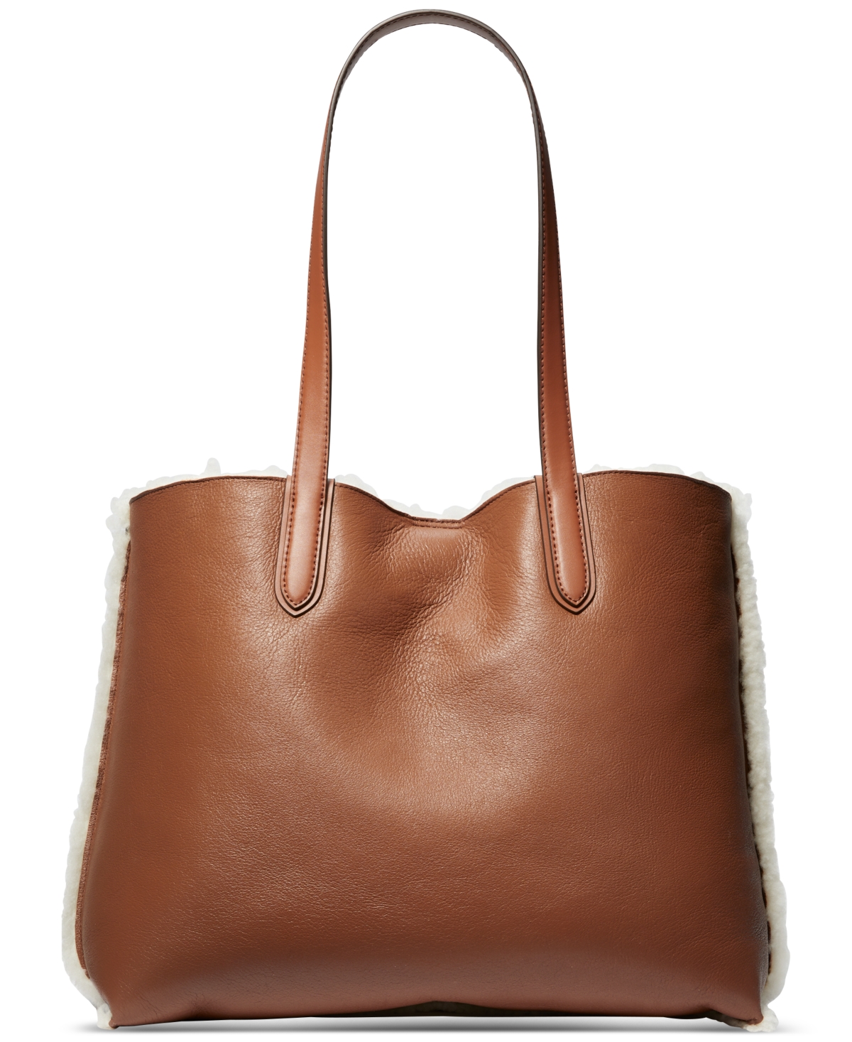 Michael Kors Michael  Eliza Extra Large East West Leather Tote In Natural,luggage