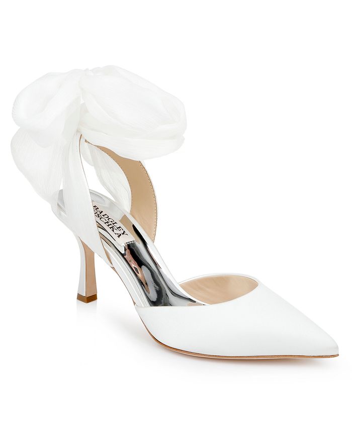Macy's white wedding shoes hot sale