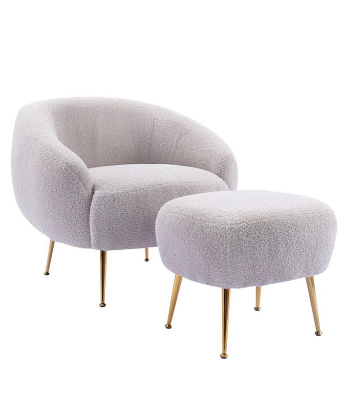 Macy's accent 2025 chair with ottoman