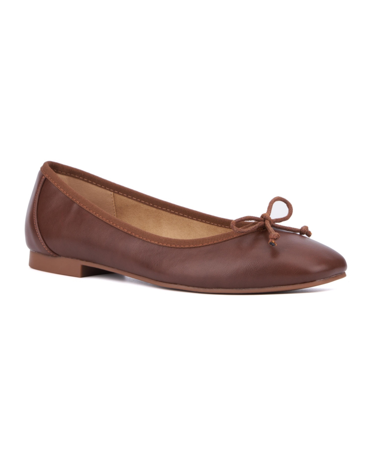 Women's Paulina- Square Toe Ballet Flats - Dusty mint