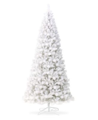 10' Pre-Lit Pine Slim Artificial Christmas Tree with 800 Warm Lights, Three Function