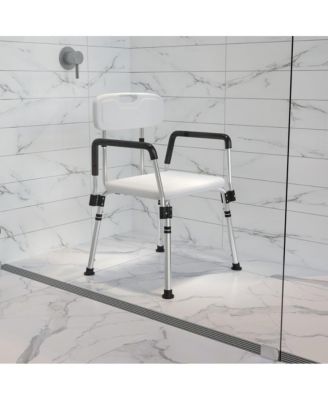 300 Lb. Capacity Quick Release Back & Arm Shower Chair
