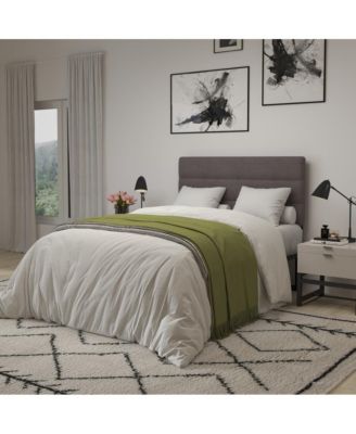Coppola Full Headboard With Tufted Upholstery And Powder Coated Metal Frame