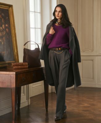 (取寄) ローレン ラルフローレン レディース フリップ-ロック レザー ワイド ベルト LAUREN Ralph Lauren women LAUREN Ralph Lauren Flip-Lock Leather Wide Belt Dark Mahogany Lauren Ralph Lauren Women's Flip-Lock Leather Wide Belt - Macy's