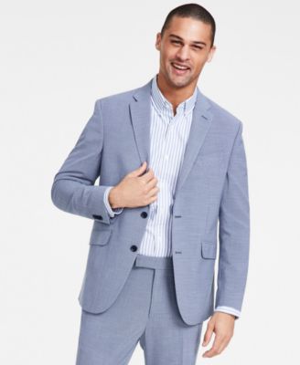 Men's Slim-Fit Mini-Houndstooth Suit