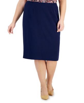 Navy pencil clearance skirt xxl