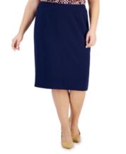 Macy's plus size skirts clearance
