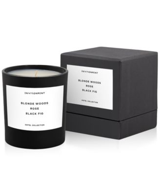 ENVIRONMENT - Blonde Woods, Rose & Black Fig Candle (Inspired by 5-Star Hotels), 8 oz.
