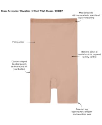 Women's Shape Revelation Hourglass Shapewear Hi Waist Thigh Shaper 808387