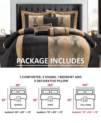 Kath 7-Piece Comforter Set, Queen