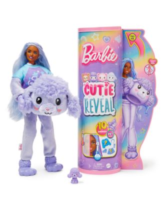Barbie Cutie Reveal Doll and Accessories, Cozy Cute T-shirts