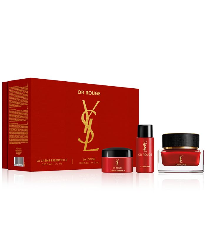 Yves Saint Laurent or Rouge Luxury Skincare Trio Gift Set Value