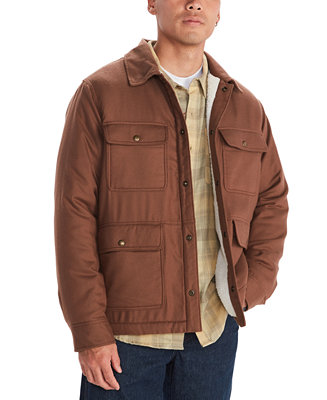 Marmot Men's Ridgefield Fleece-Lined Flannel Shirt Jacket - Macy's