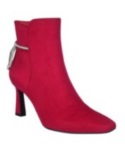 Macys womens red boots cheap