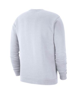 Men's White Michigan State Spartans Club Fleece Sweatshirt