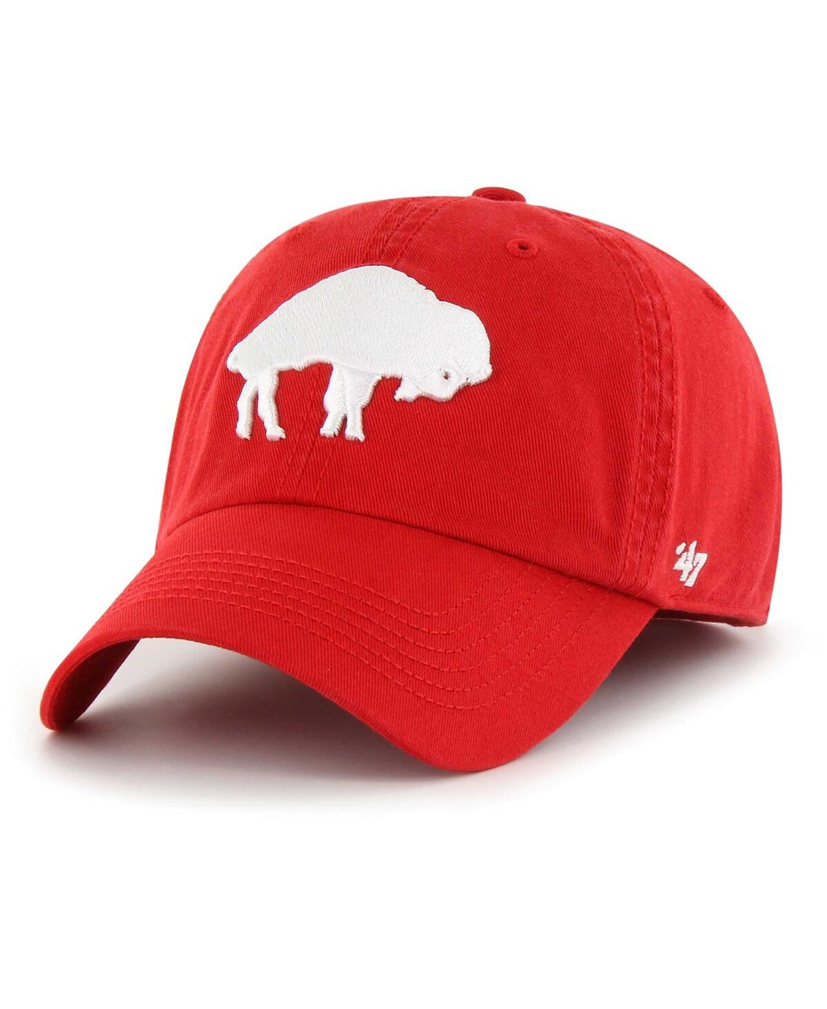 Men's '47 Brand Red Buffalo Bills Gridiron Classics Franchise Legacy Fitted Hat - Red