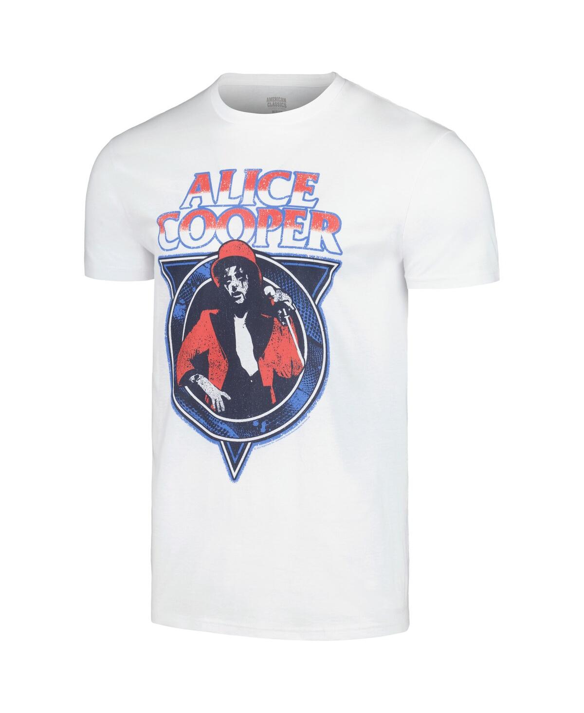 Shop American Classics Men's White Alice Cooper Usa T-shirt
